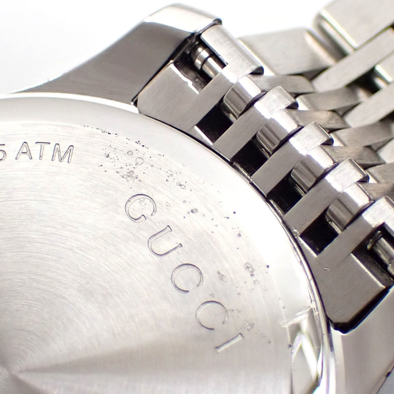 Gucci G-Timeless 女士石英不銹鋼手錶,126.5 毫米/YA120565,電池供電,鑽石-5