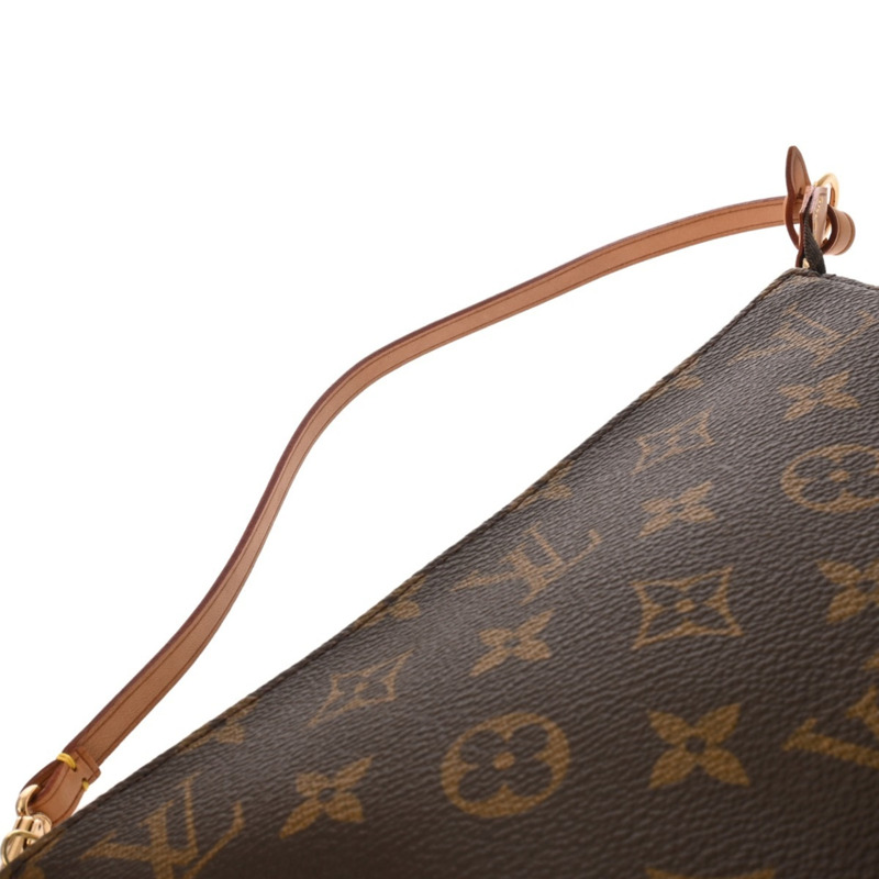 LOUIS VUITTON Monogram 帆布配件袋,棕色,M51980,女士-4