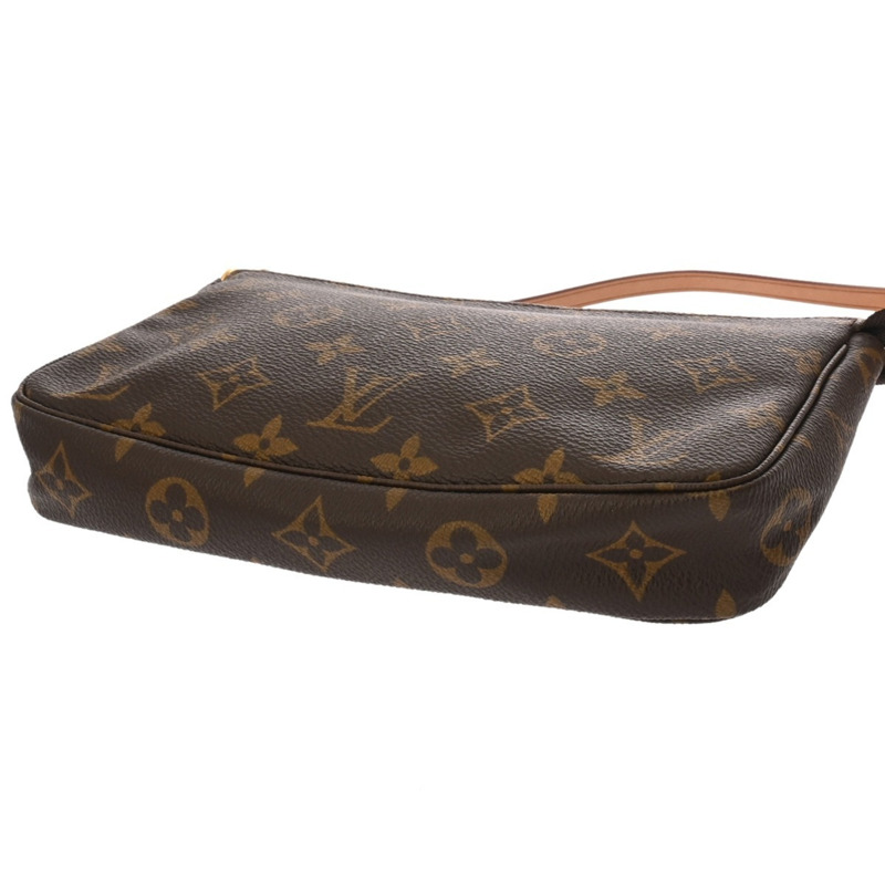 LOUIS VUITTON Monogram 帆布配件袋,棕色,M51980,女士-5