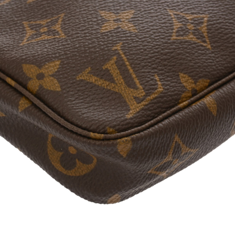 LOUIS VUITTON Monogram 帆布配件袋,棕色,M51980,女士-6