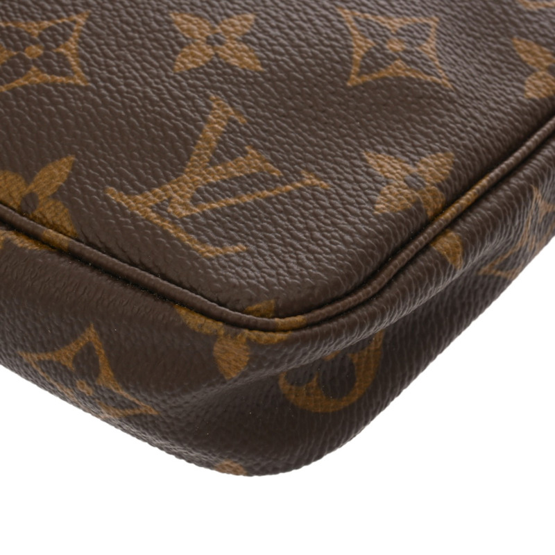 LOUIS VUITTON Monogram 帆布配件袋,棕色,M51980,女士-9