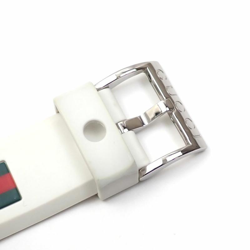 Gucci Sync 男士石英手錶,不鏽鋼和橡膠錶帶,電池供電,YA137102A-4