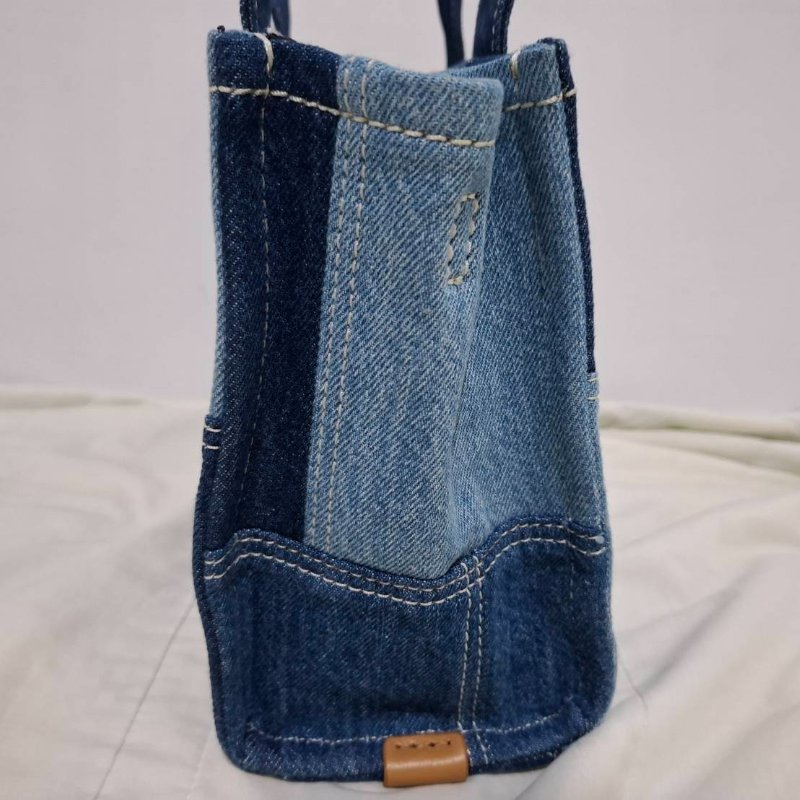 Marc Jacobs Denim Mini Tote 藍色牛仔布托特包-3