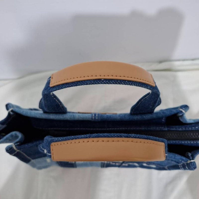 Marc Jacobs Denim Mini Tote 藍色牛仔布托特包-5