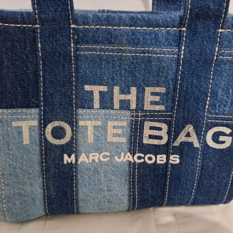 Marc Jacobs Denim Mini Tote 藍色牛仔布托特包-8