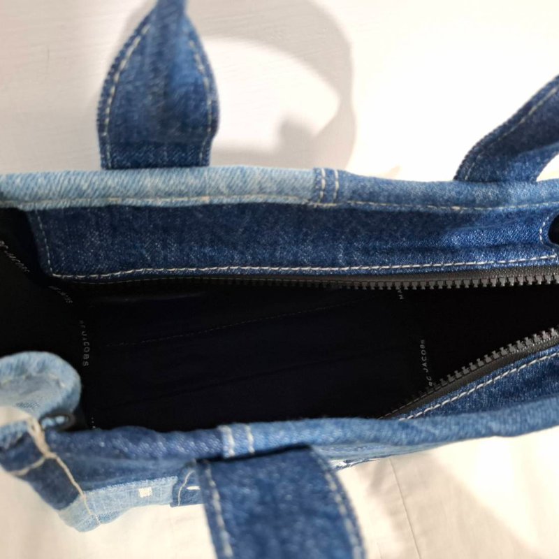 Marc Jacobs Denim Mini Tote 藍色牛仔布托特包-15