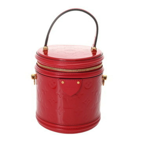LOUIS VUITTON Monogram Vernis Cannes PM Rouge M53998 女士兩用包