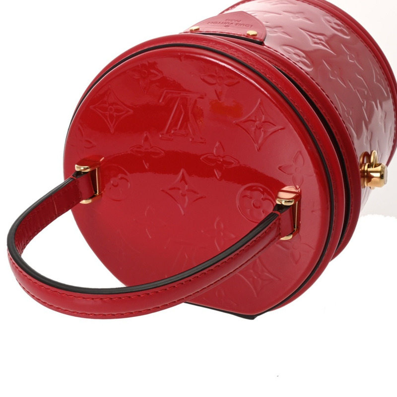LOUIS VUITTON Monogram Vernis Cannes PM Rouge M53998 女士兩用包-3