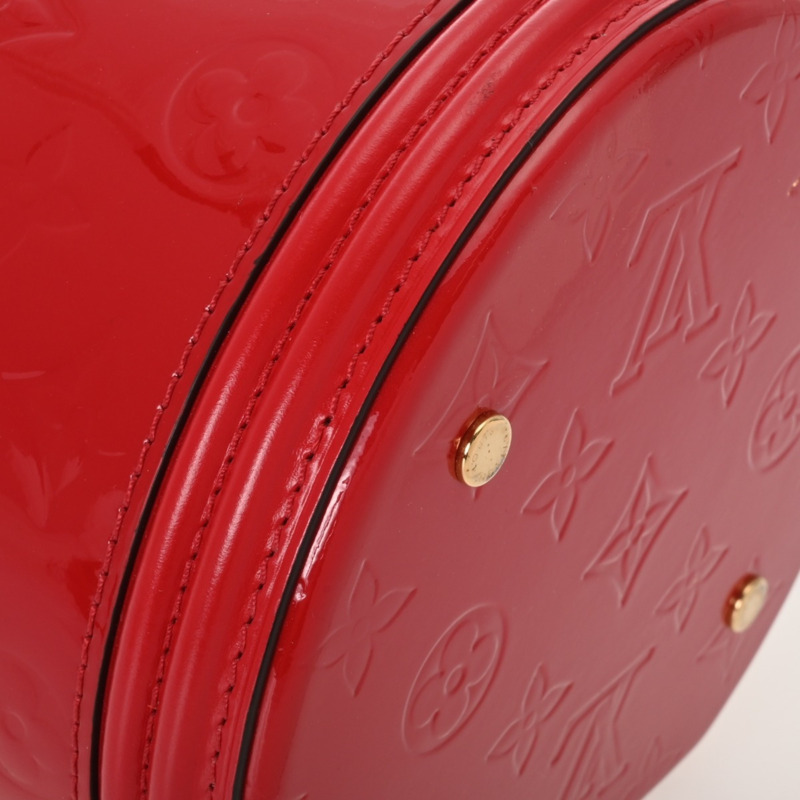 LOUIS VUITTON Monogram Vernis Cannes PM Rouge M53998 女士兩用包-6