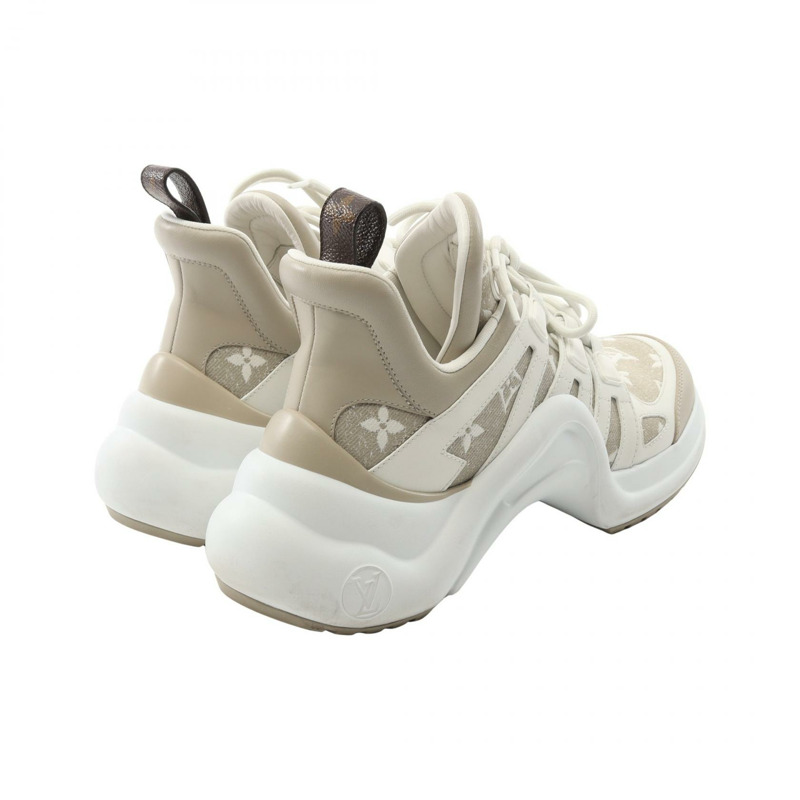 路易威登 LV Archlight Line 運動鞋布料米白色 #39 二手小姐 LV-1