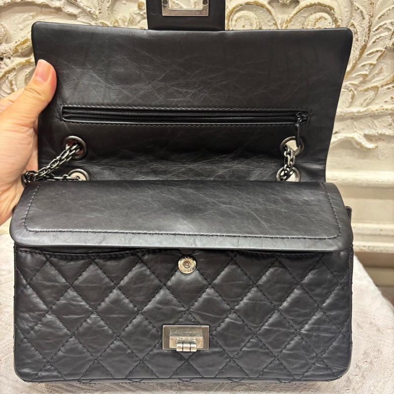 Chanel 2.55小号黑色-2