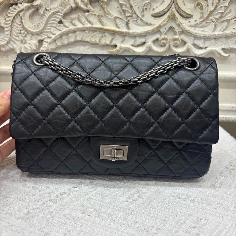 Chanel 2.55小号黑色-4