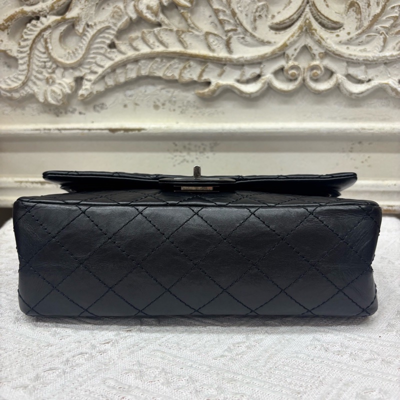 Chanel 2.55小号黑色-6