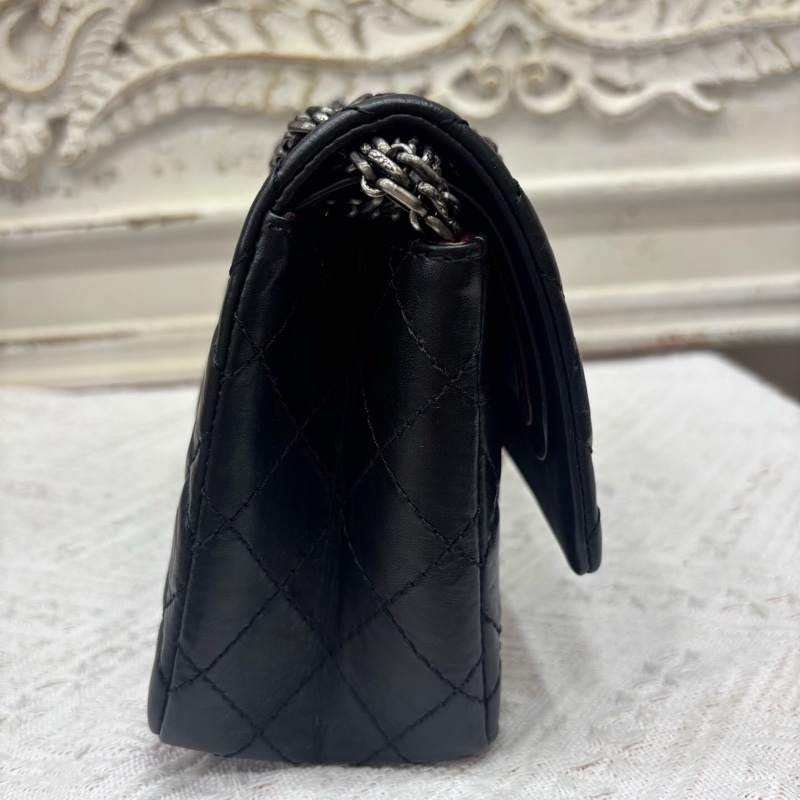 Chanel 2.55小号黑色-7
