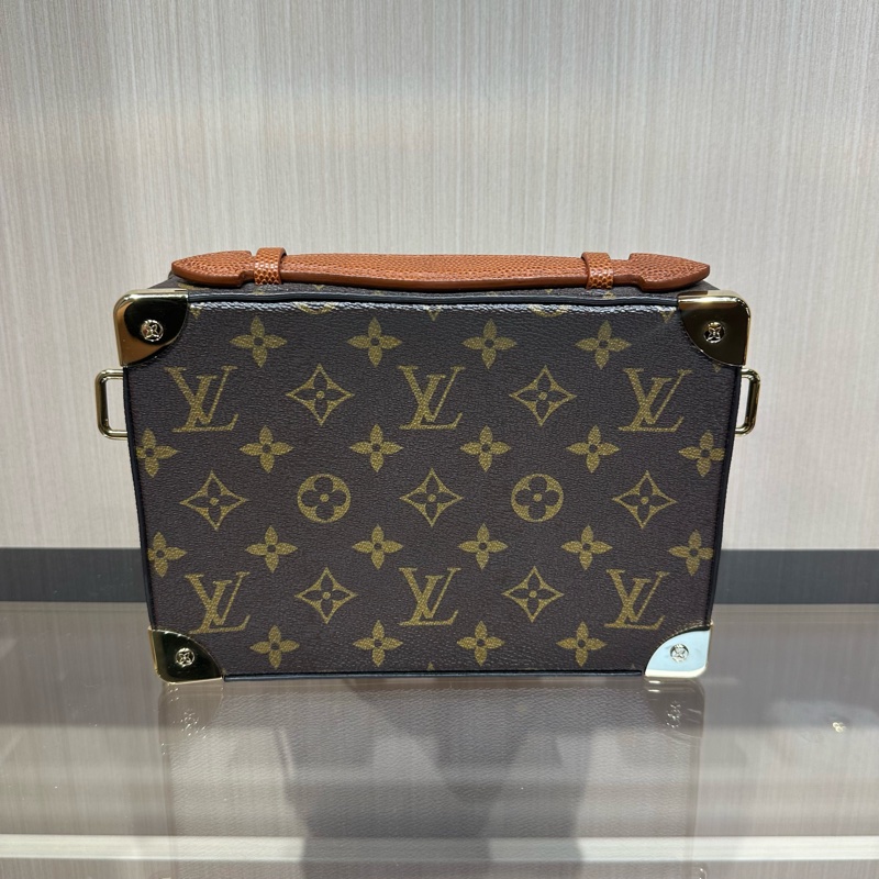 LOUIS VUITTON x NBA 联名款 Trunk 经典老花 软盒子小方包手提包单肩包斜挎包-6