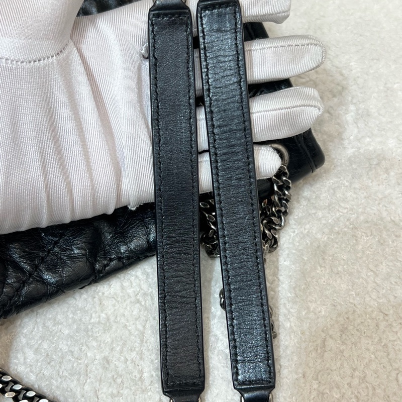 Ysl niki baby黑銀小號 D扣鏈條包 尺寸約21*16*7.5 附件防塵袋-29