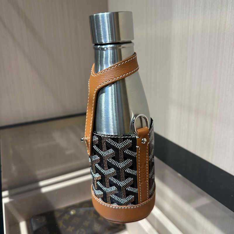 GOYARD 戈雅 YONNE 老花满印可拆卸肩带 帆布拼牛皮 斜挎包-2