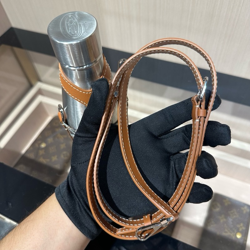 GOYARD 戈雅 YONNE 老花满印可拆卸肩带 帆布拼牛皮 斜挎包-10