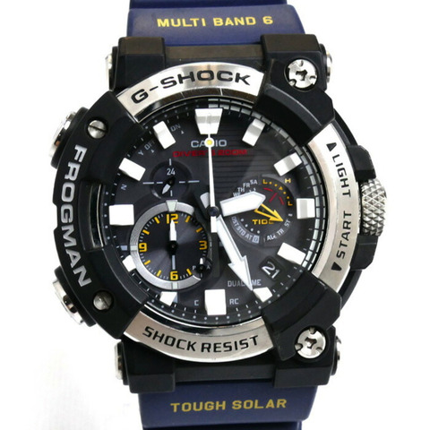 卡西歐 G-SHOCK MASTER OF G FROGMAN 太陽能手錶 GWF-A1000-1A2JF 男款