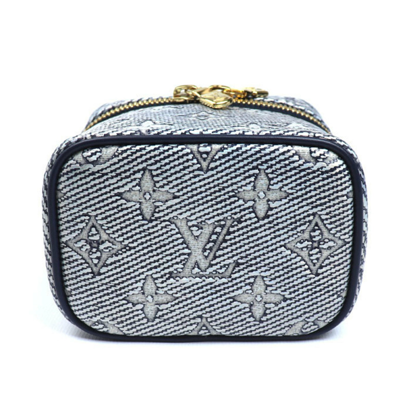 LOUIS VUITTON Monogram Laminated Jacquard Micro Vanity 單肩包,海軍藍,M82467,女士-2