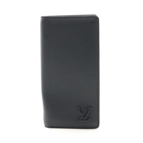 LOUIS VUITTON brazza portefeuille 雙折皮夾 M69980 Aerogram 皮革黑色 LV