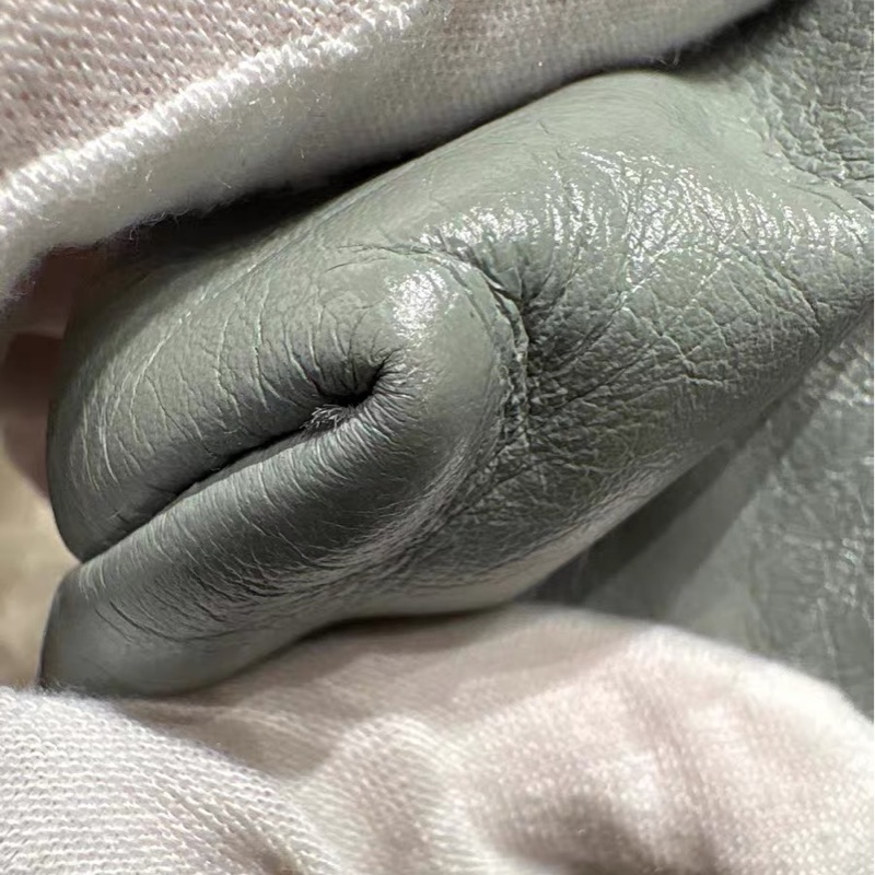 Chanel 22bag 中號 灰金色-10