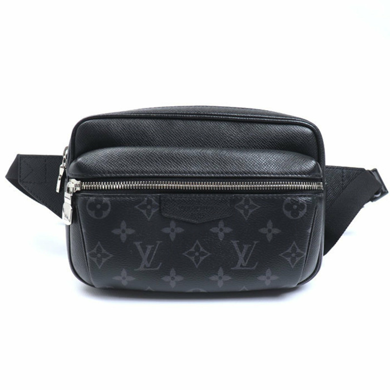 LOUIS VUITTON Taiga Rama 腰包,戶外款,黑色,M30245,男士-0