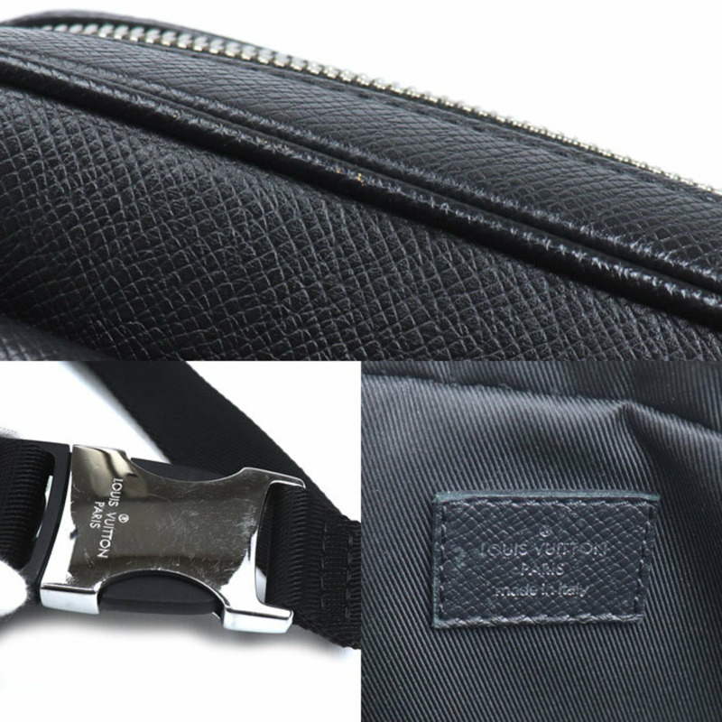 LOUIS VUITTON Taiga Rama 腰包，戶外款，黑色，M30245，男士-6