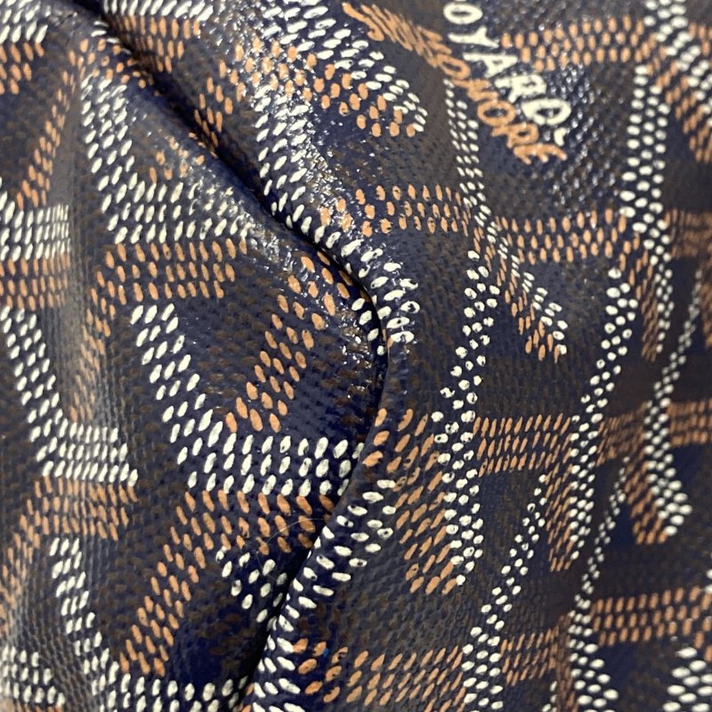 GOYARD 戈雅 SAINT LOUIS PM 托特包 PVC帆布 藍色-6