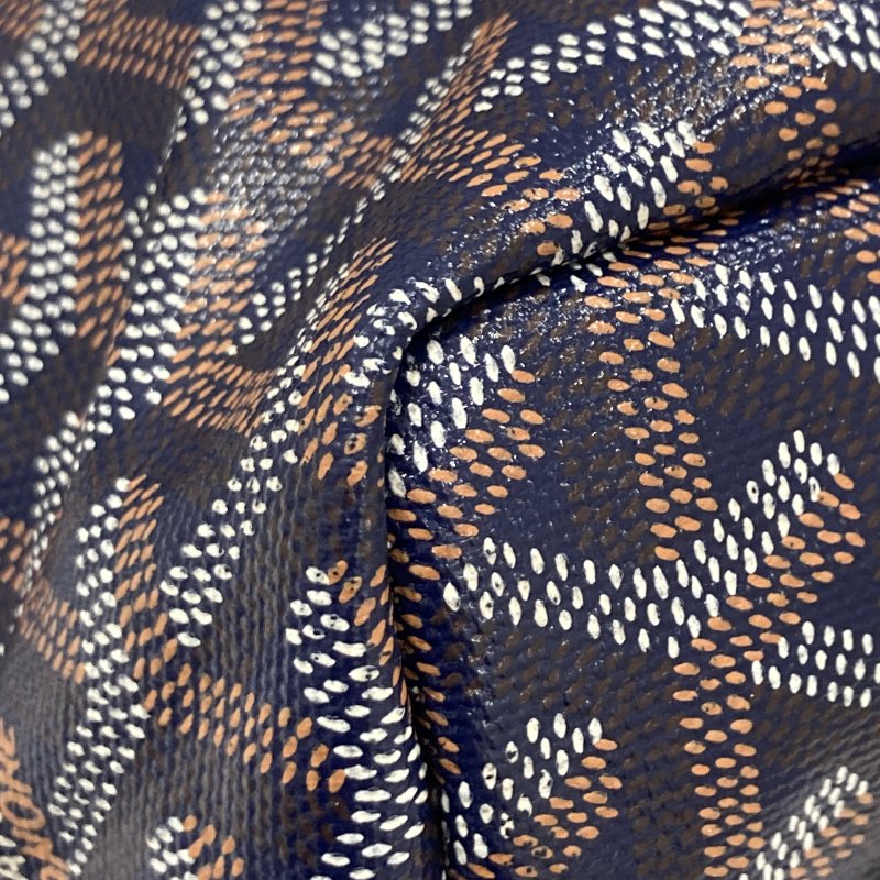 GOYARD 戈雅 SAINT LOUIS PM 托特包 PVC帆布 藍色-7