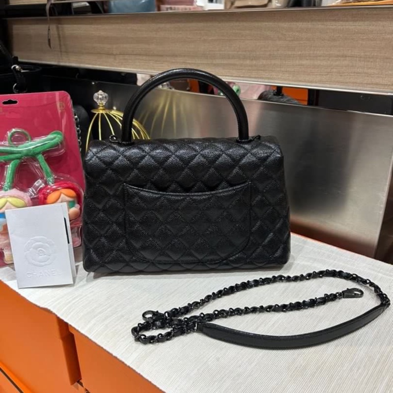 chanel Coco Handle So Black Medium-2