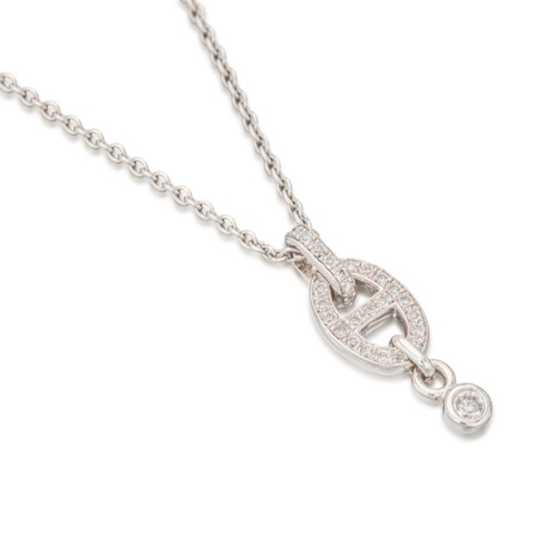 Diamond Chaine d'ancre Enchainee Pendant