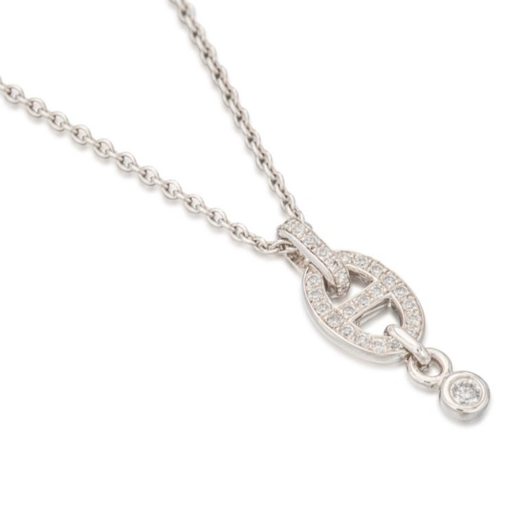 Diamond Chaine d'ancre Enchainee Pendant-9