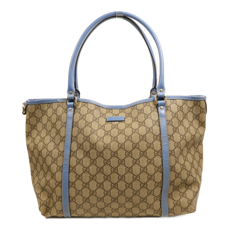 GUCCI 塗層帆布GG Supreme Medium Joy Tote金扣手挽袋-0