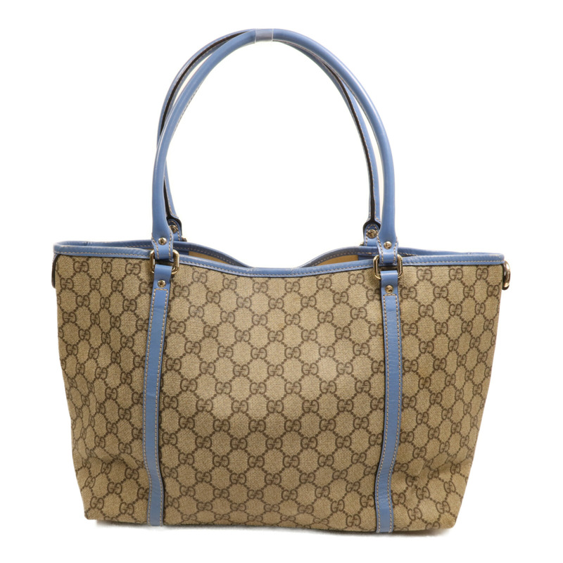 GUCCI 塗層帆布GG Supreme Medium Joy Tote金扣手挽袋-1