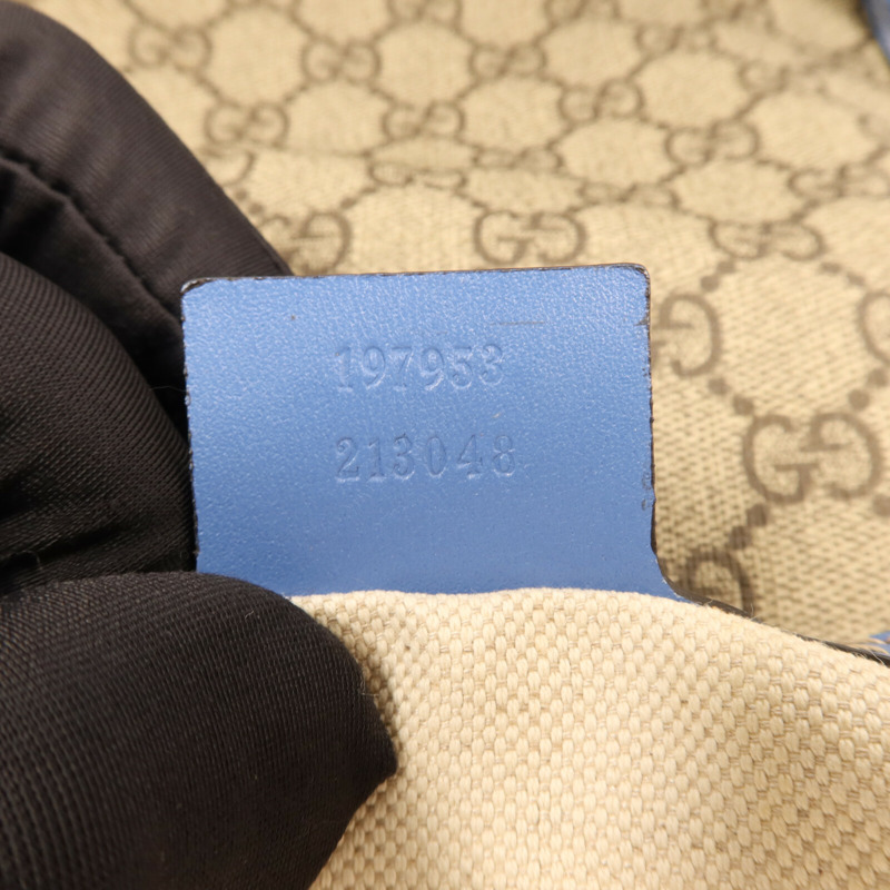 GUCCI 塗層帆布GG Supreme Medium Joy Tote金扣手挽袋-7