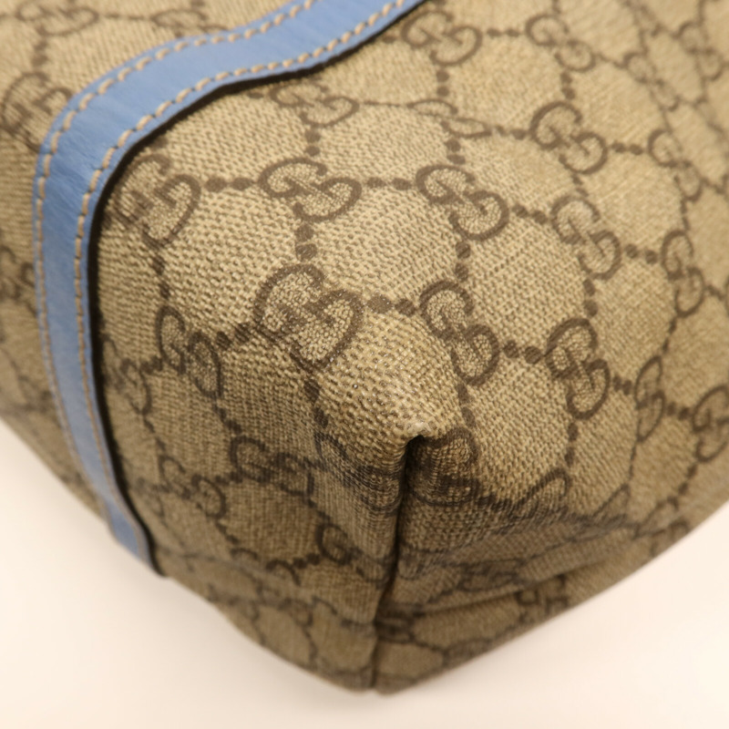 GUCCI 塗層帆布GG Supreme Medium Joy Tote金扣手挽袋-11