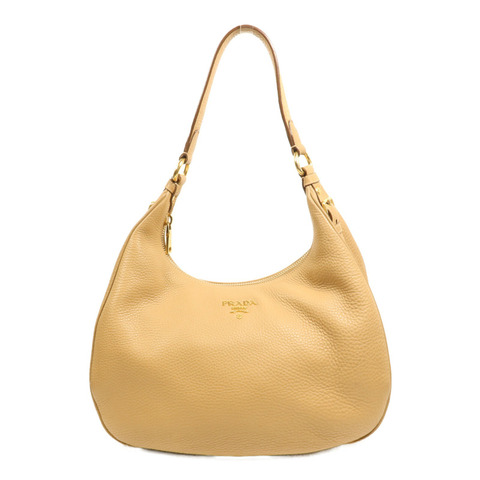 PRADA 牛皮皮革Bluette Vitello Daino金扣肩背袋