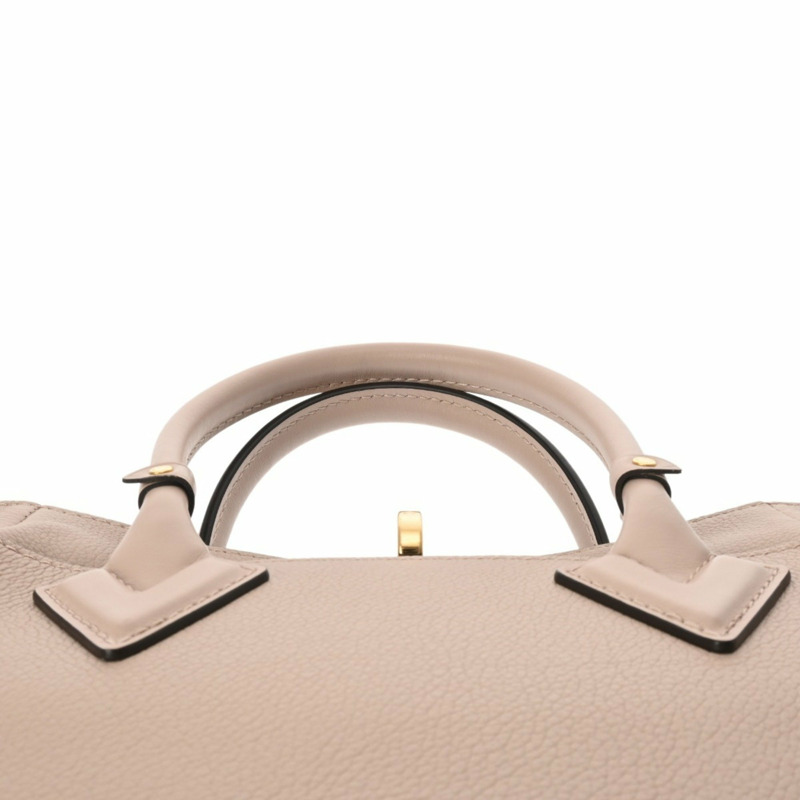 LOUIS VUITTON Monogram On My Side PM 灰褐色 M57729 女士帆布和小牛皮兩用包-4