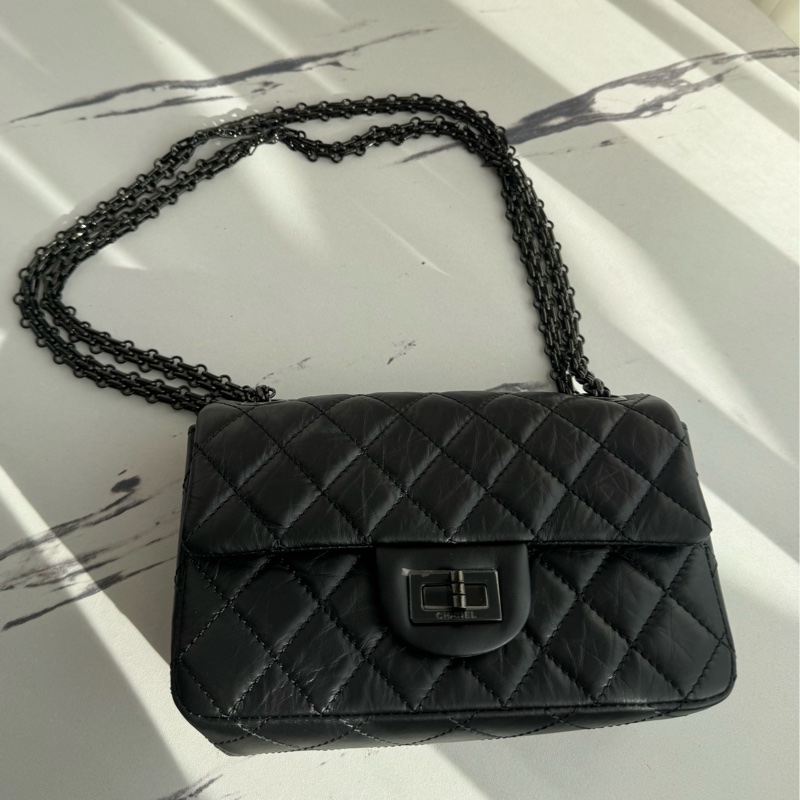 chanel so black 2.55鏈包-0