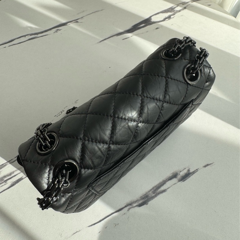 chanel so black 2.55鏈包-6