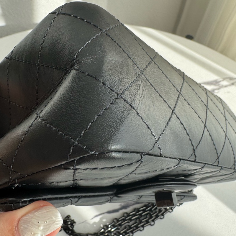 chanel so black 2.55鏈包-8