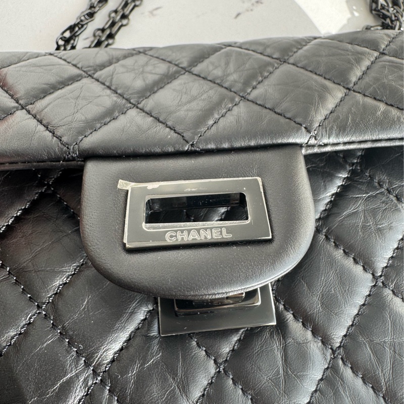 chanel so black 2.55鏈包-12