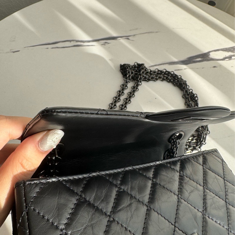chanel so black 2.55鏈包-13