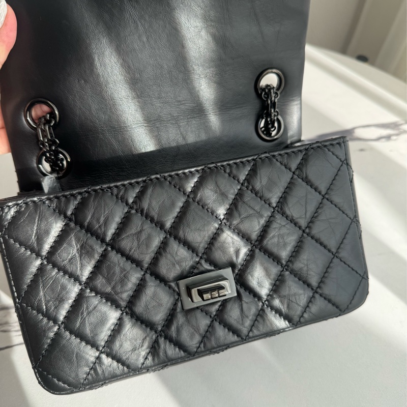 chanel so black 2.55鏈包-15