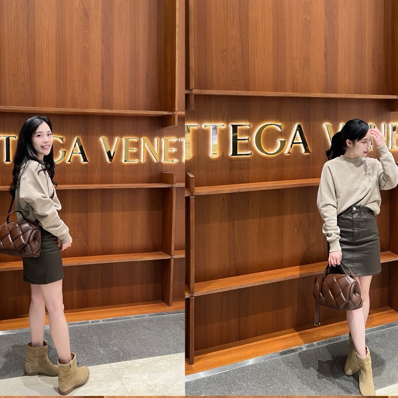 Bottega Veneta Cassette Bag 深巧克力棕色斜背包 Hailey Bieber同款-44