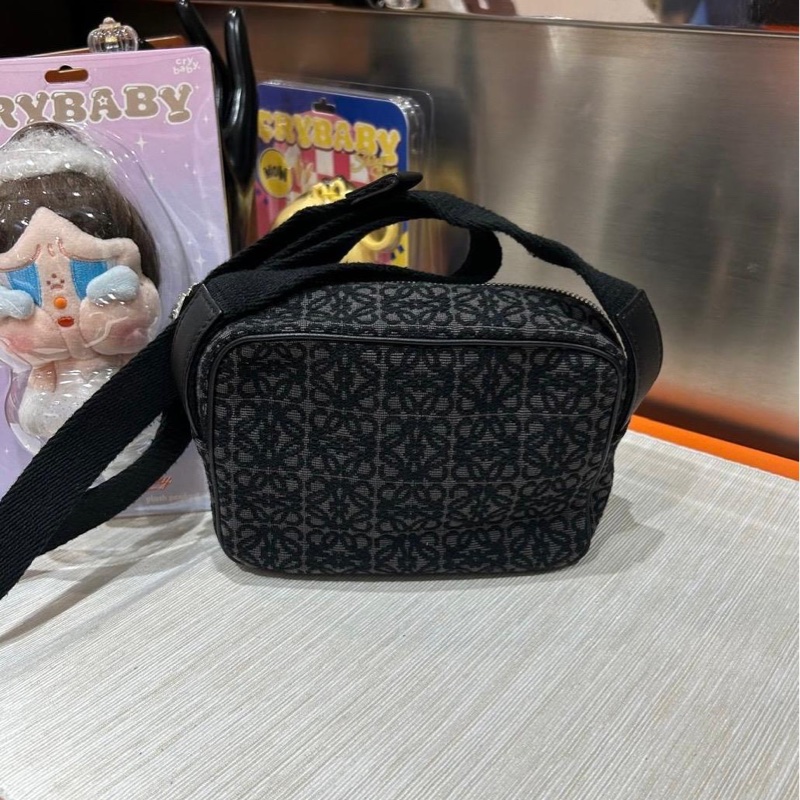 Loewe Camera Bag Canvas Black-2