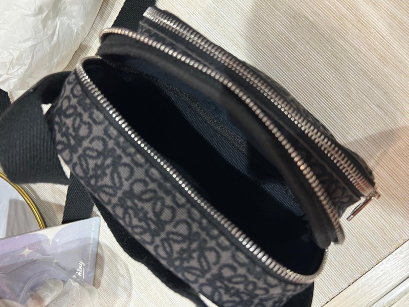 Loewe Camera Bag Canvas Black-4