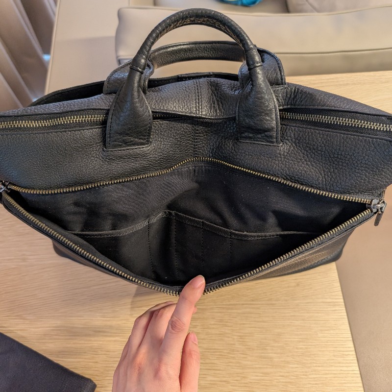 PORTER 皮革公文包-4