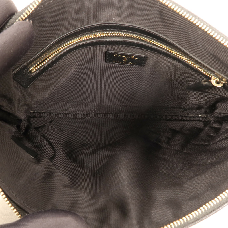 CHANEL 牛皮皮革Seasonal Clutch金扣手拿包-4